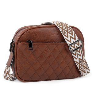 Quilted Crossbody Bags, Vegan Leather Purse Small Shoulder T_T